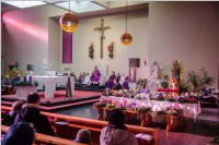 Adventkranzsegnung in Neufeld, 27.11.2016