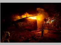 FF Neufeld: Brand in Linke Bahngasse 5, 04.11.2014