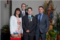 Familienfotos zur Firmung in Neufeld, 23.05.2015