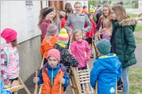 Osterratschen in Neufeld, 14.04.2017