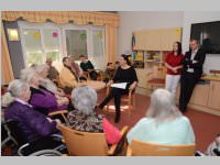 Barbara Karlich besuch das PKZ Neufeld, 07.02.2014