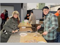 Sausch�delessen in Neufeld Dorf, 31.12.2014