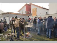 Sausch�delessen in Neufeld Dorf, 31.12.2014