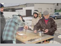 Sausch�delessen in Neufeld Dorf, 31.12.2014