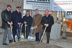 Spatenstich Polizeiinspektion Hauptstra�e 12, 22.03.2013