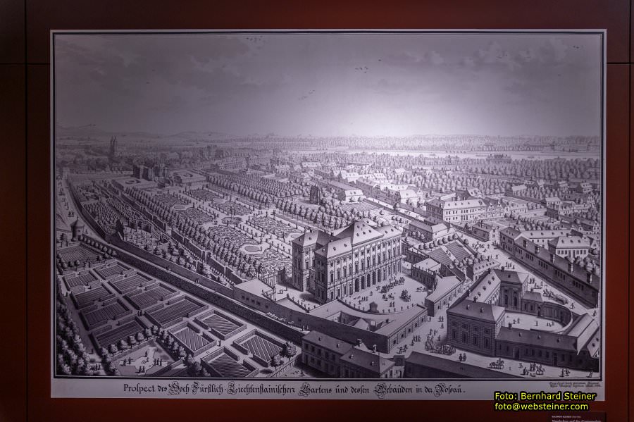 Gartenpalais Liechtenstein in Wien, März 2024