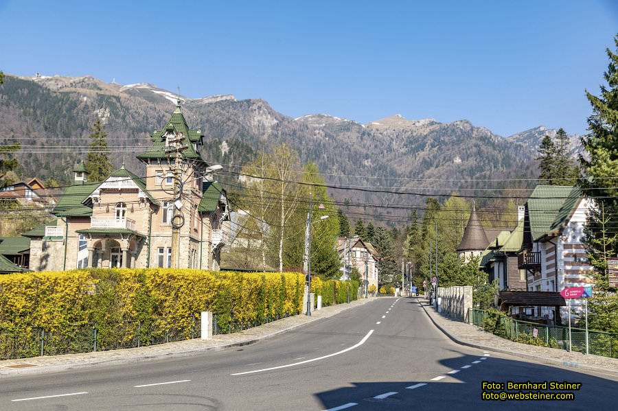 Peles, Brasov, Bran in Rumänien, April 2024