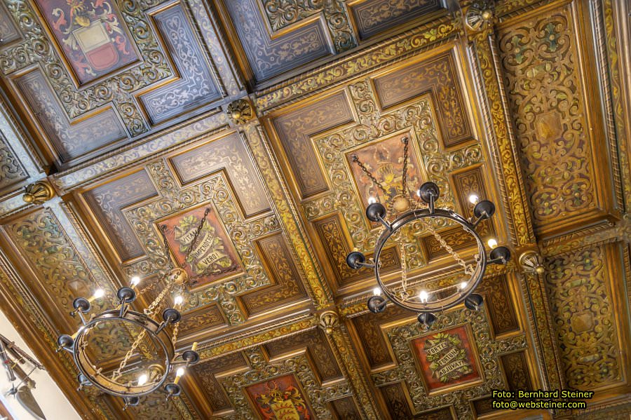 Peles, Brasov, Bran in Rumänien, April 2024