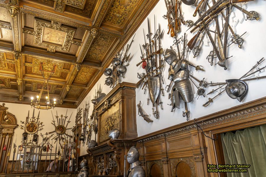 Peles, Brasov, Bran in Rumänien, April 2024