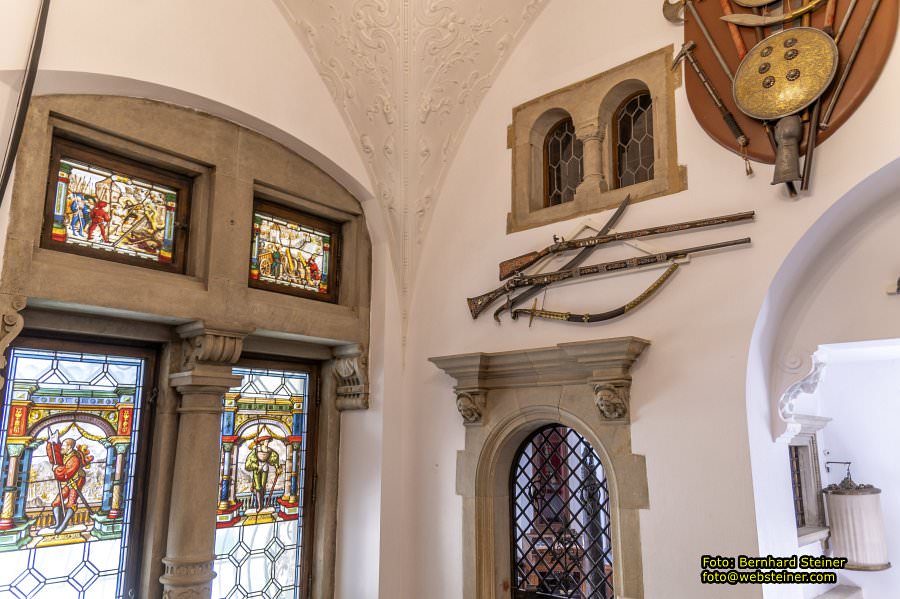 Peles, Brasov, Bran in Rumänien, April 2024