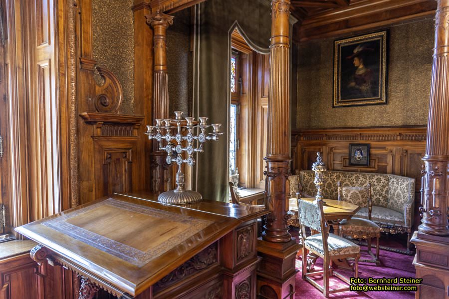 Peles, Brasov, Bran in Rumänien, April 2024