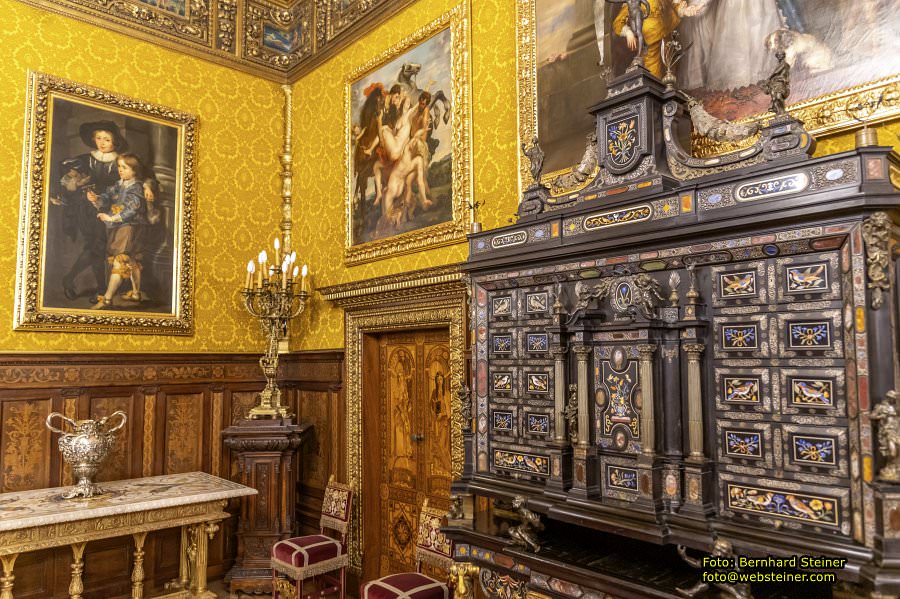 Peles, Brasov, Bran in Rumänien, April 2024