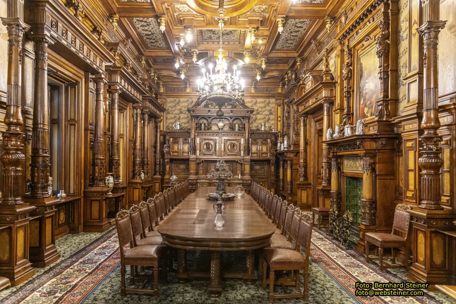 Peles, Brasov, Bran in Rumänien, April 2024