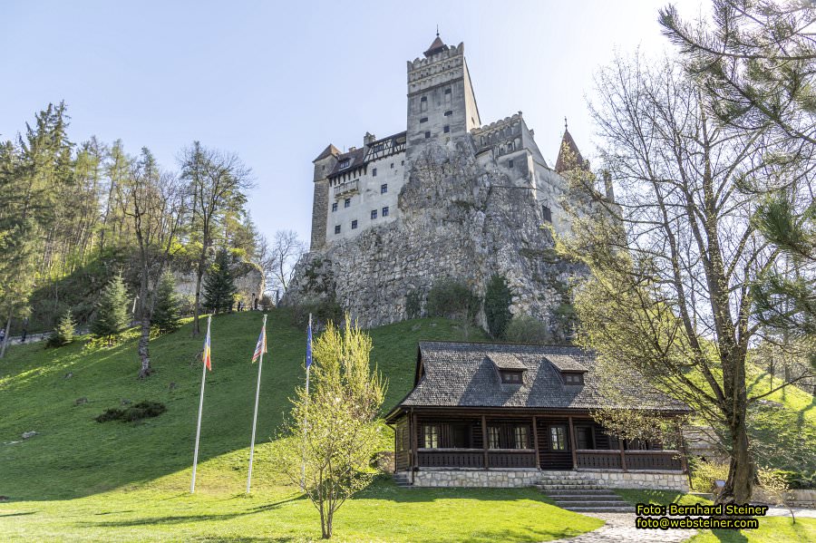 Peles, Brasov, Bran in Rumänien, April 2024