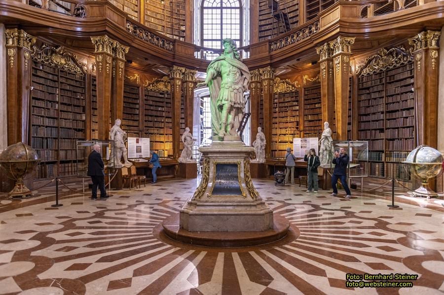 Prunksaal der Österreichischen Nationalbibliothek, April 2023