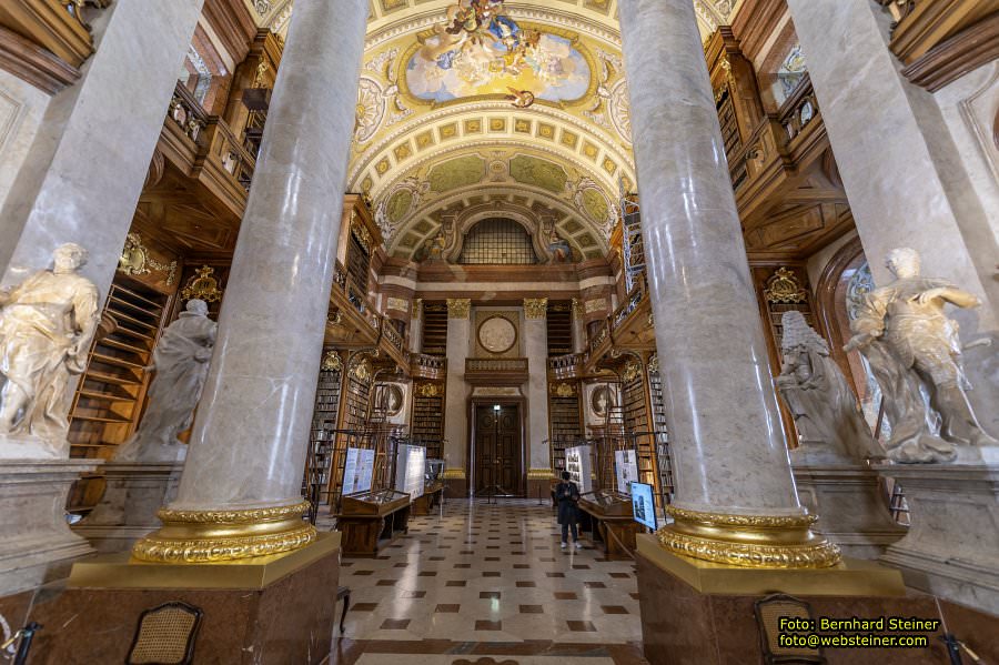 Prunksaal der Österreichischen Nationalbibliothek, April 2023